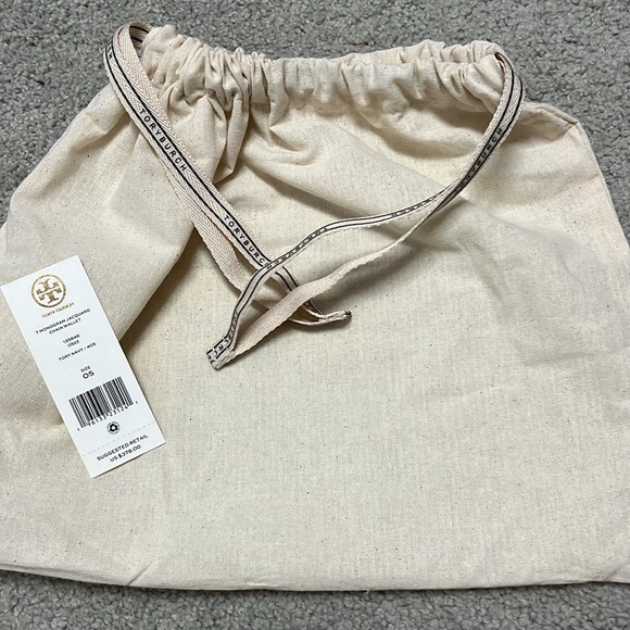 Tory Burch | T Monogram Jacquard Chain Wallet | Tory Navy - Picture 10 of 11